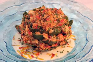 Artichoke stuffed