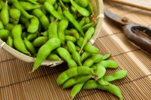 Edame soybean harvest