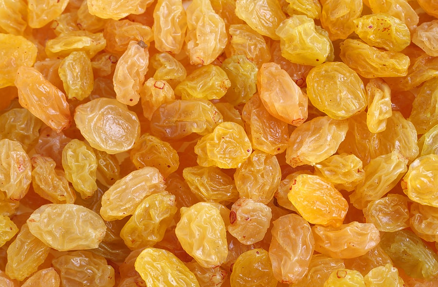 Golden raisins