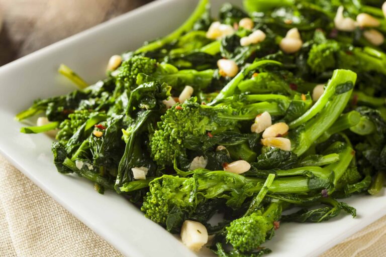 Broccoli raab sauteed with
