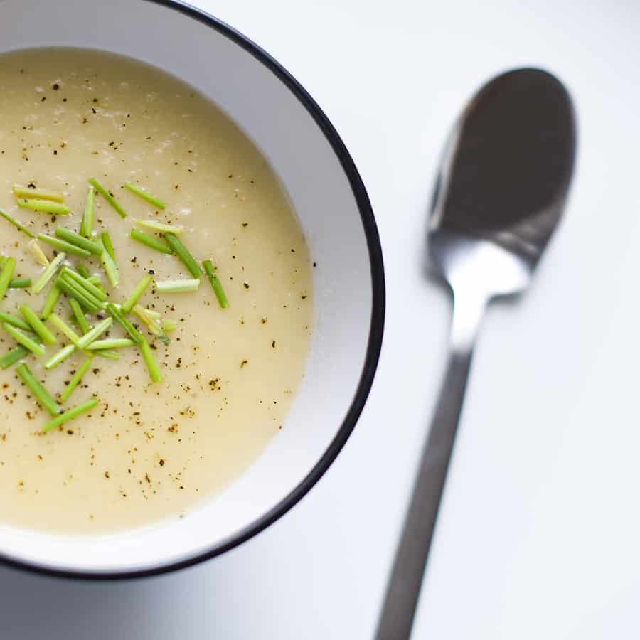 Leek potato soup