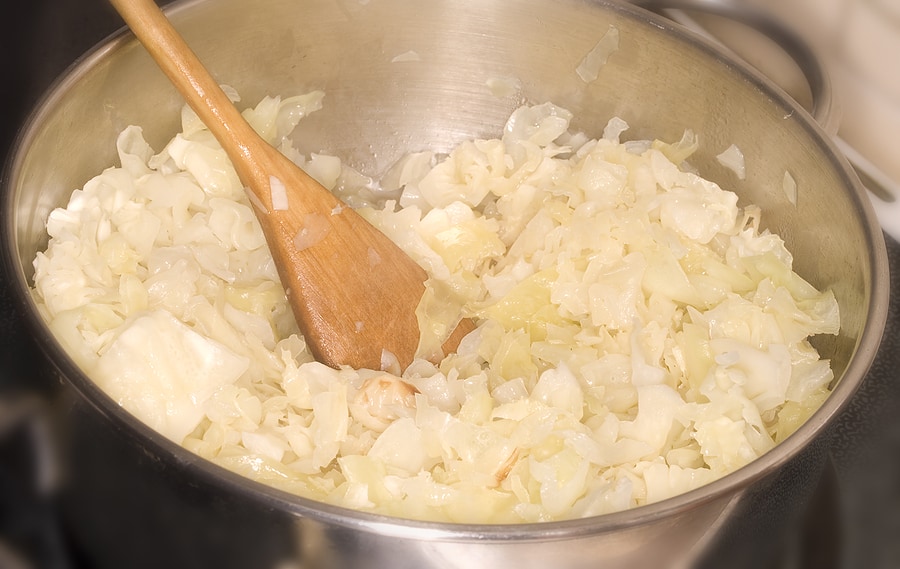 Cabbage boiling