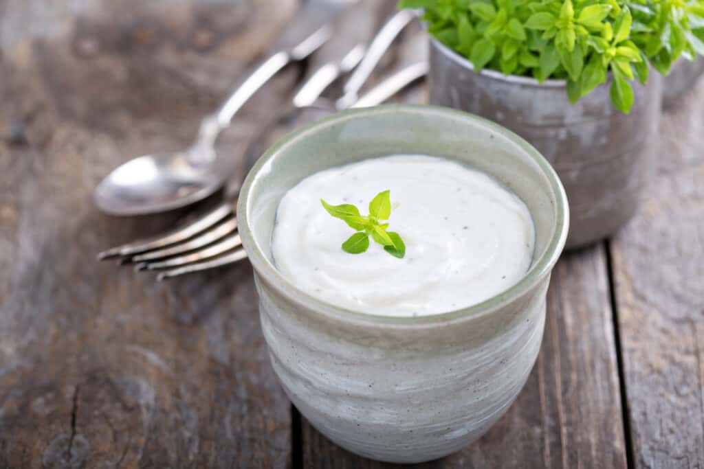 Horseradish sour cream