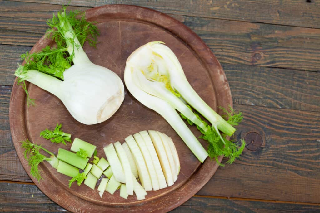 Florence fennel sliced