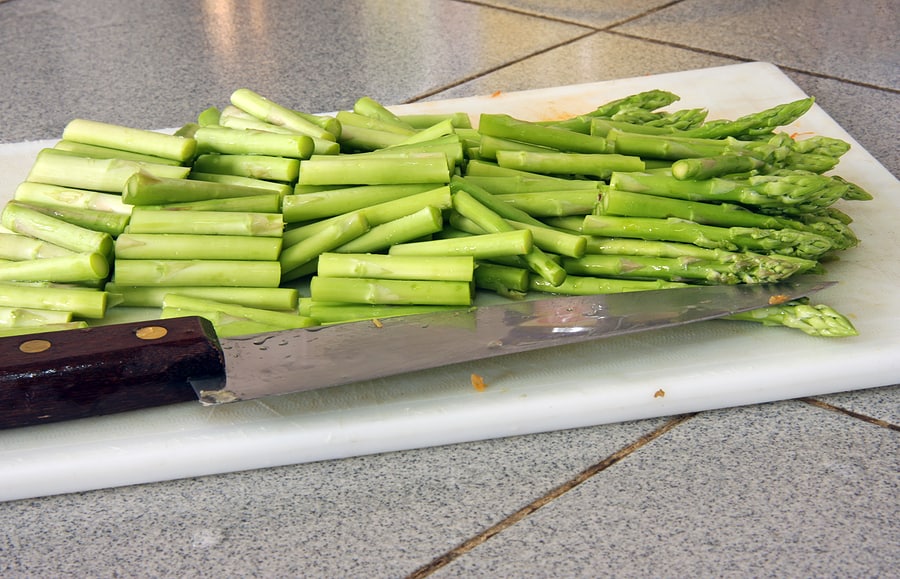 Asparagus sliced