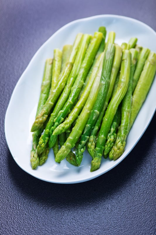 Asparagus steamed