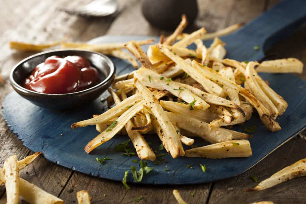 Parsley root French fries