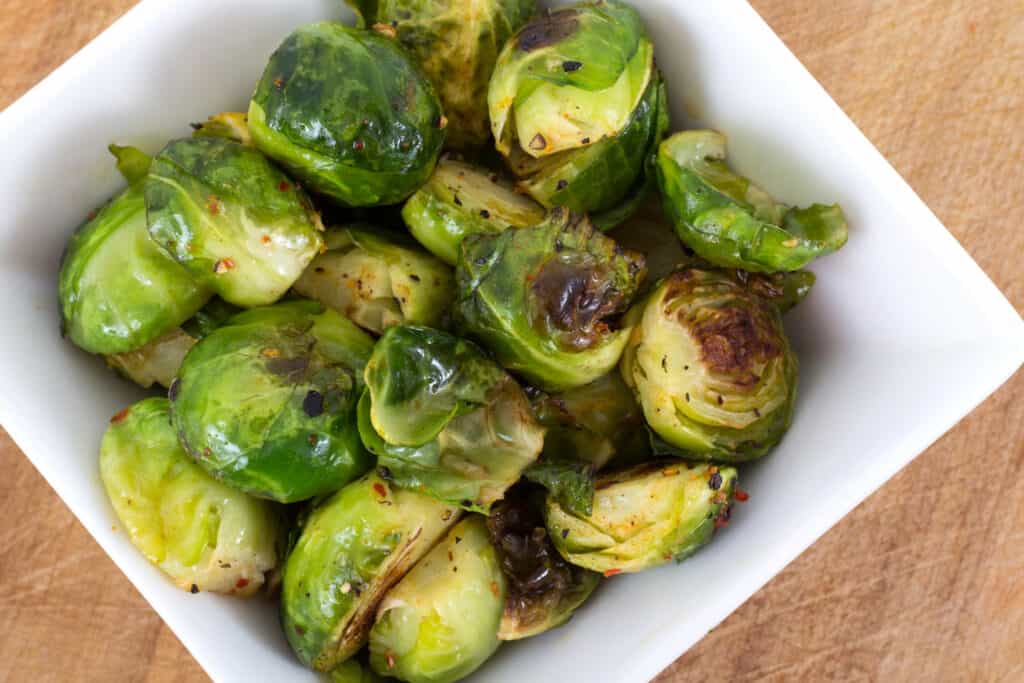 Braised Brussels sprouts