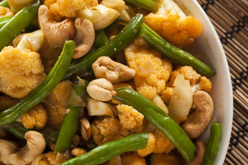 Cauliflower stir-fry