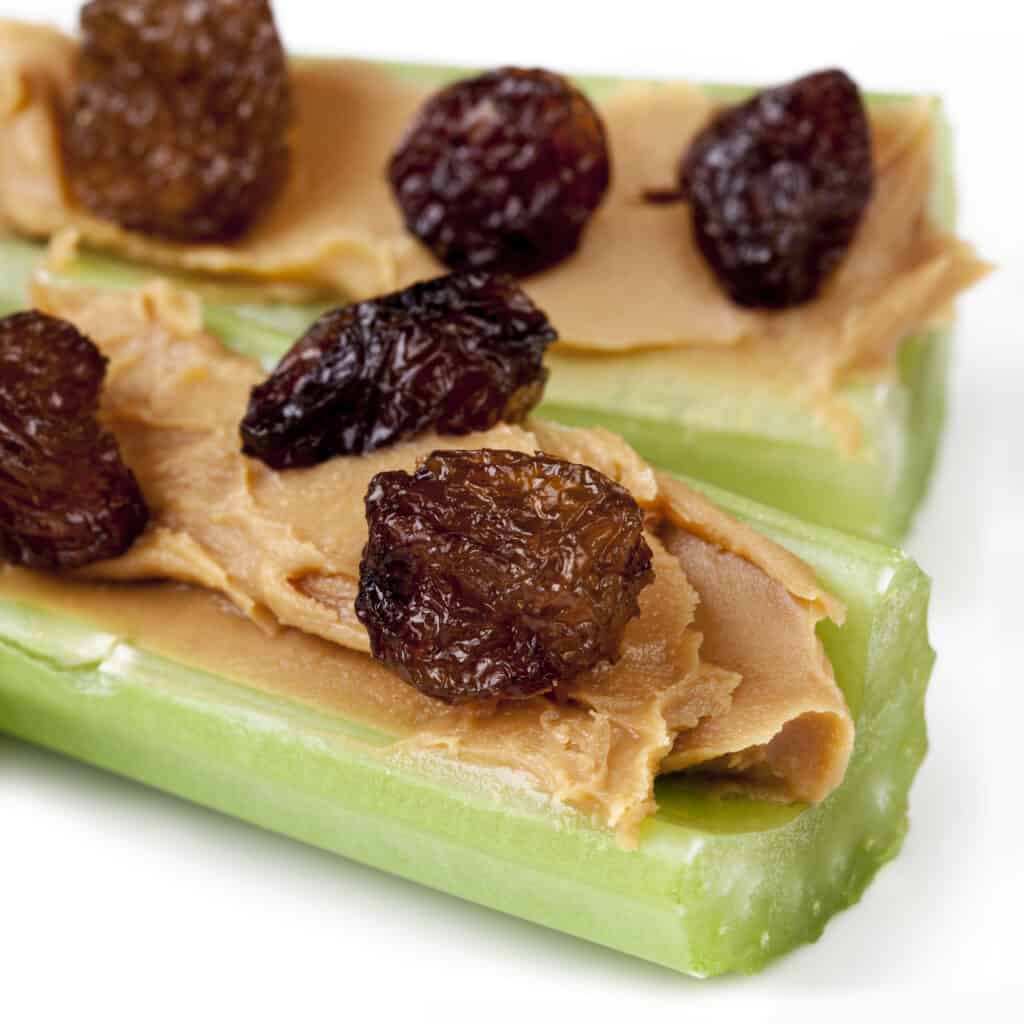 Celery peanut butter