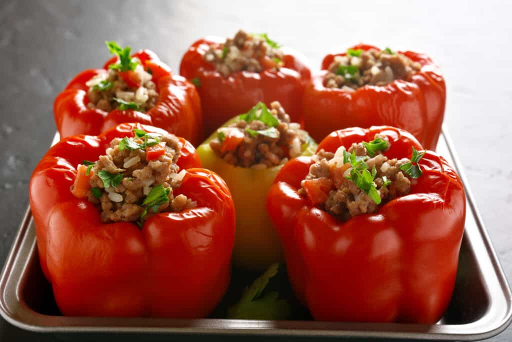 Stuffed bell peppers