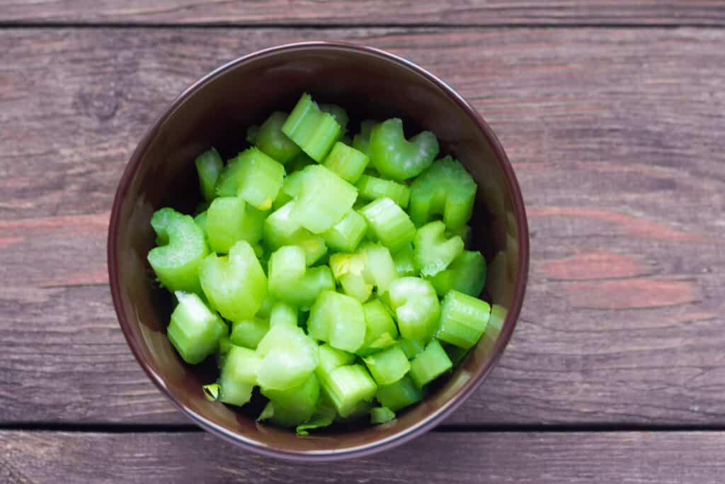 Celery sliced 