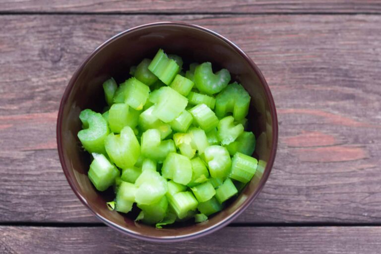 Celery sliced