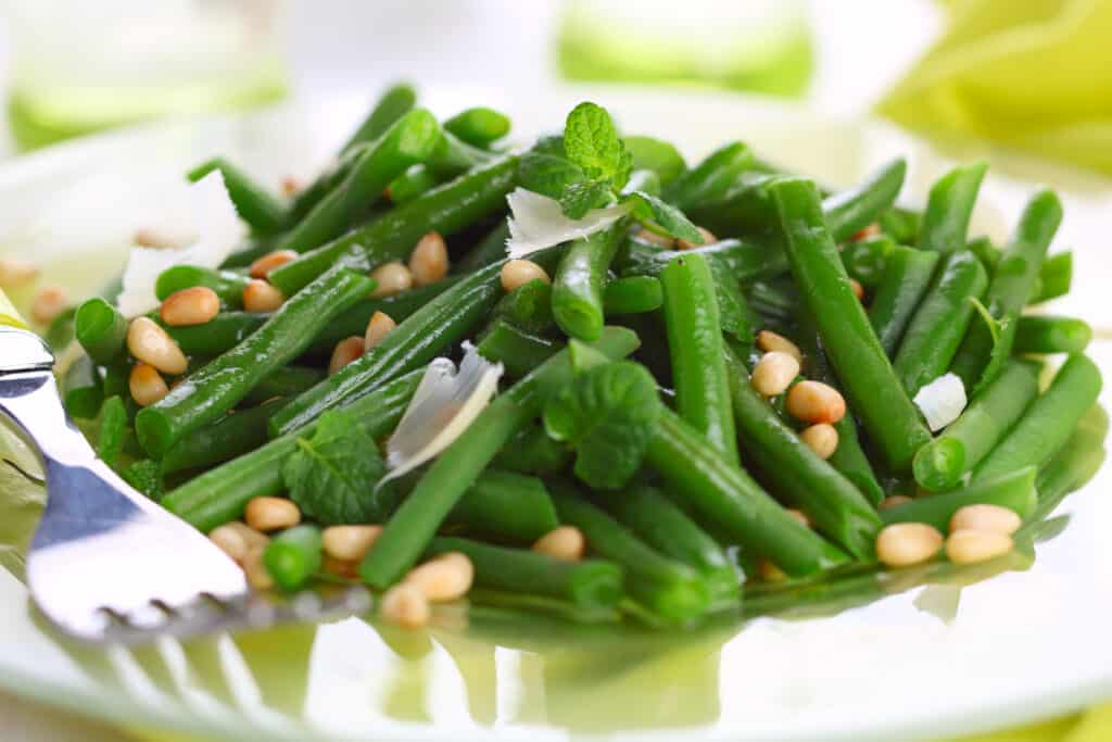 Green beans with Parmesan