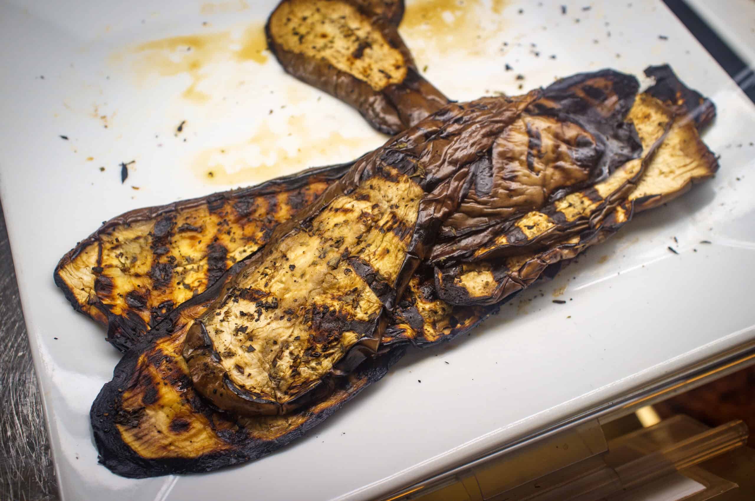 Grilled eggplant