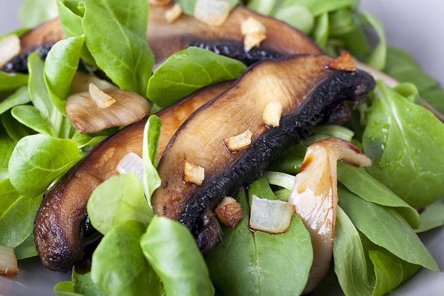 Mushroom Portobello salad