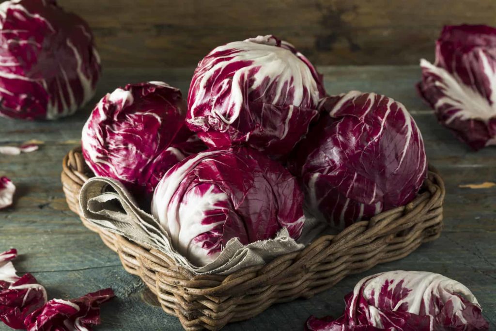 Radicchio in kitchen