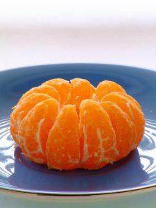 Mandarin orange peeled