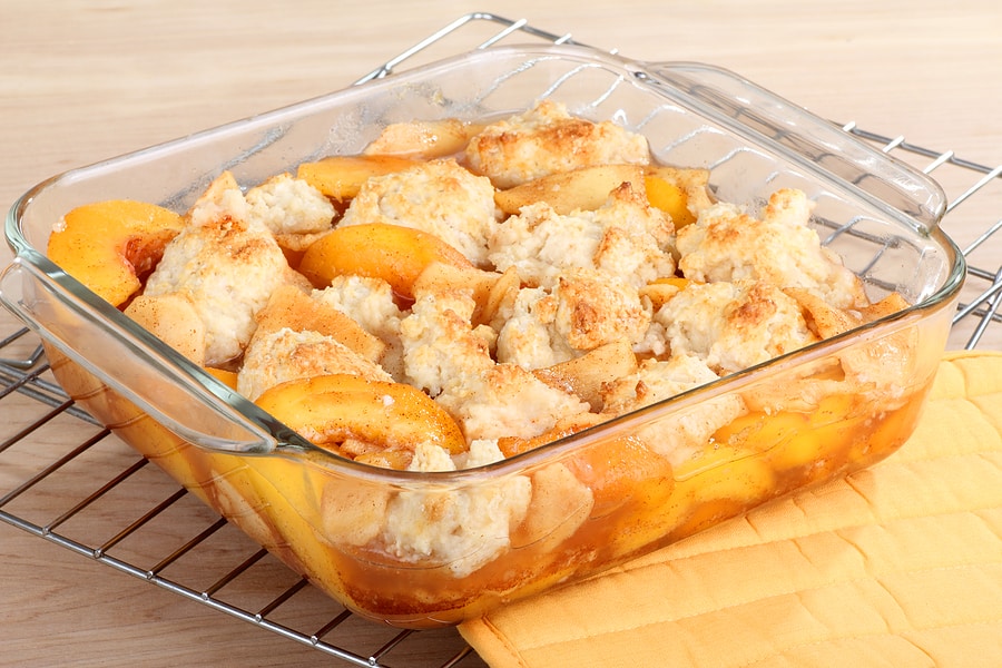 Peach cobbler