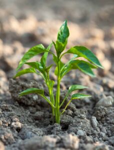 Grow pepper seedlings