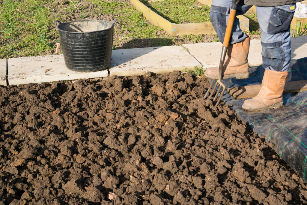 Turning the soil