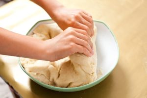 Pasta dough kneaded Pasta dough