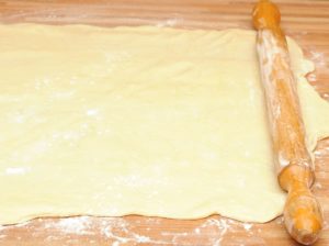 Pasta, rolling the dough