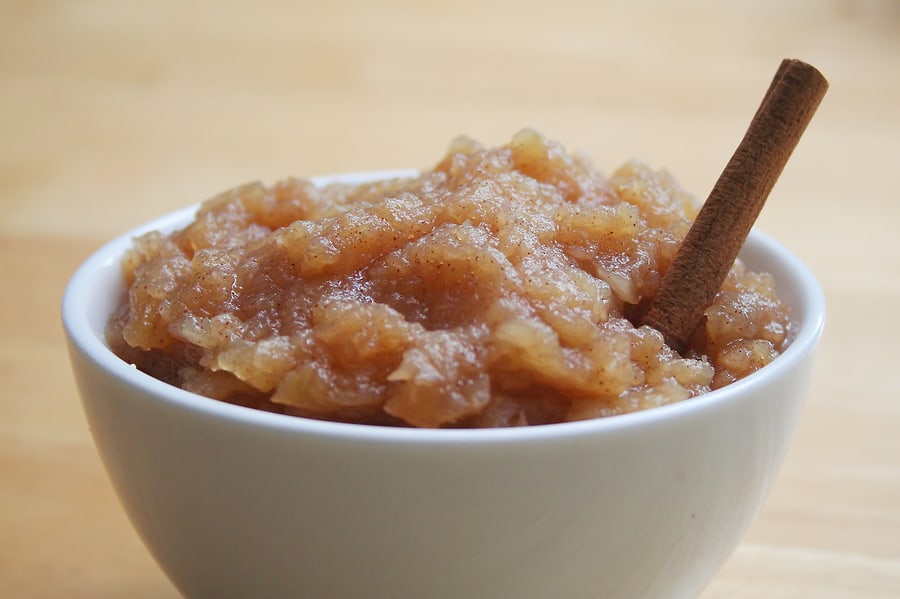 Homemade apple sauce