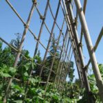 Vertical A frame support