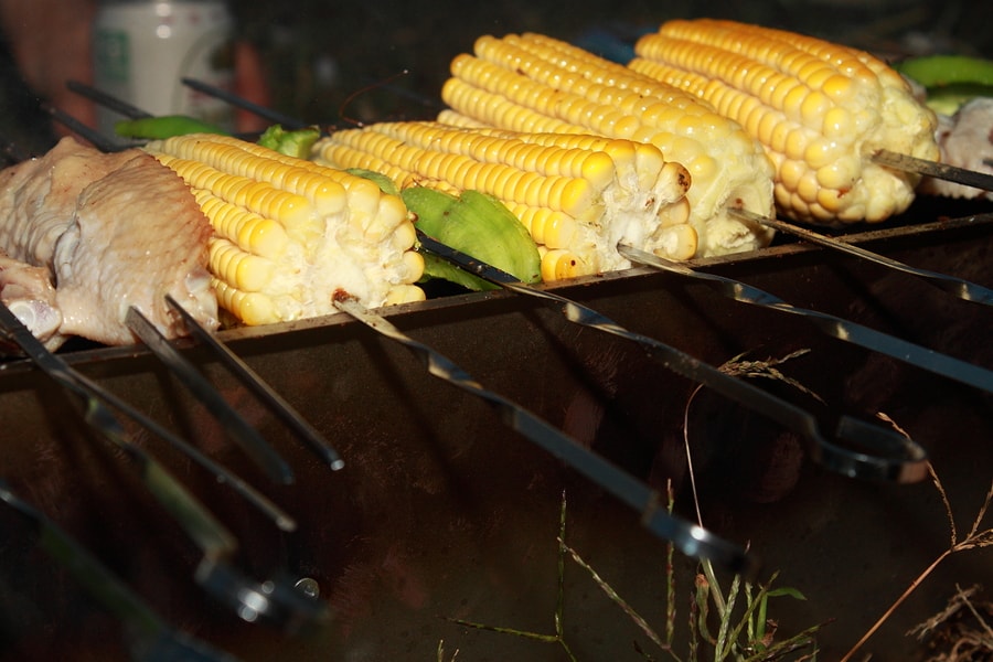 Grilled corn