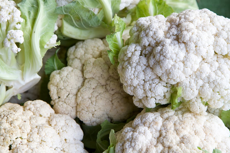 Harvest and store cauliflower