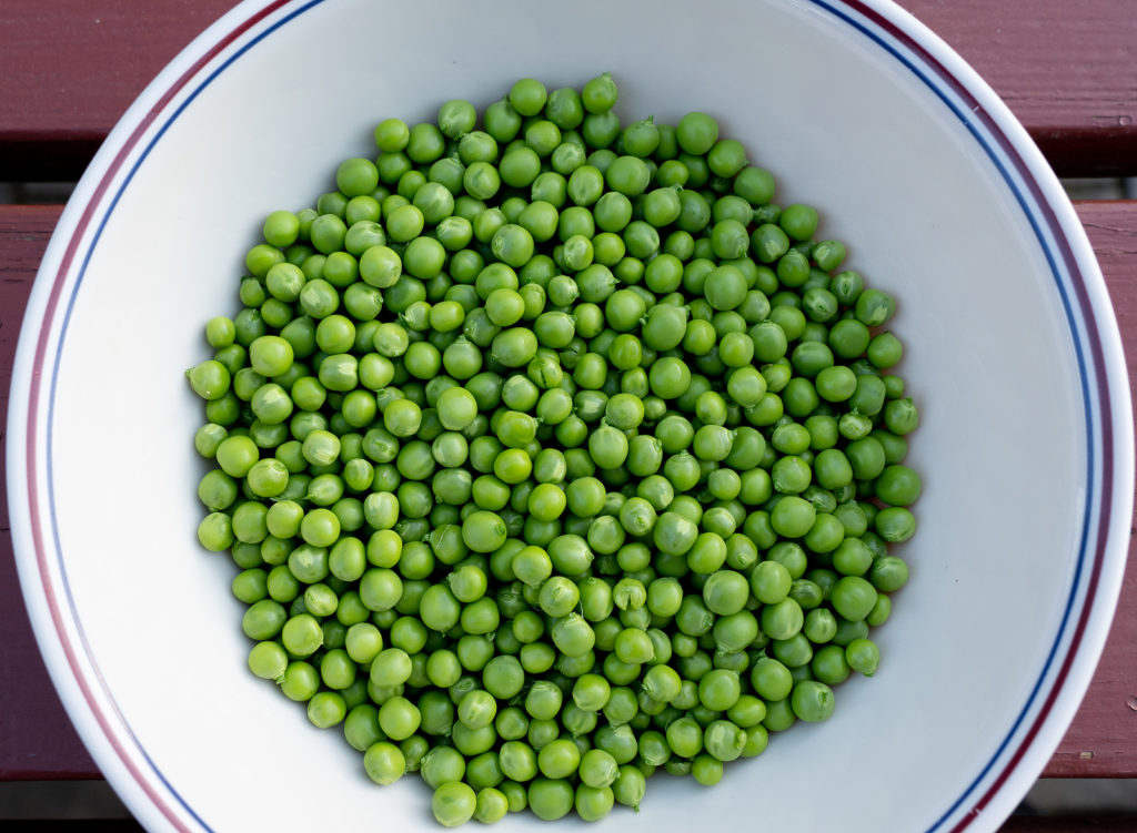 Fresh shelled peas