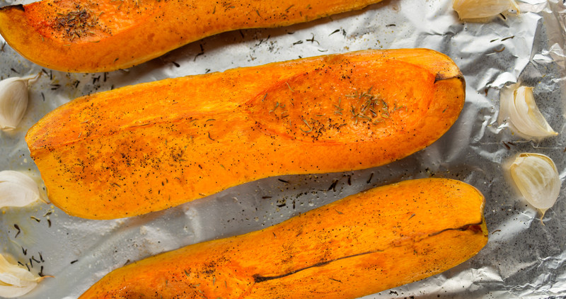 Roasted butternut squash