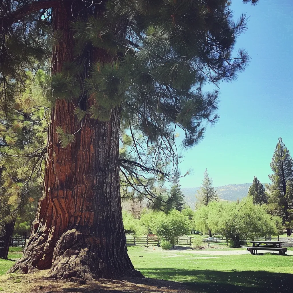 Sequoiadendron in the park