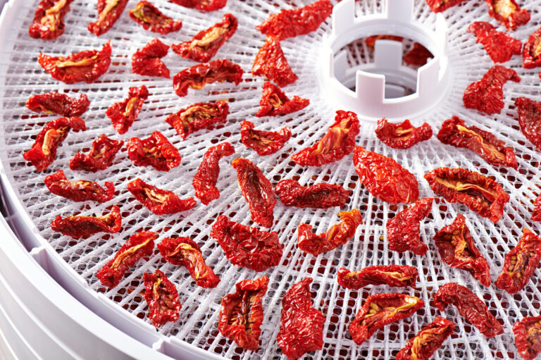 Drying peppers