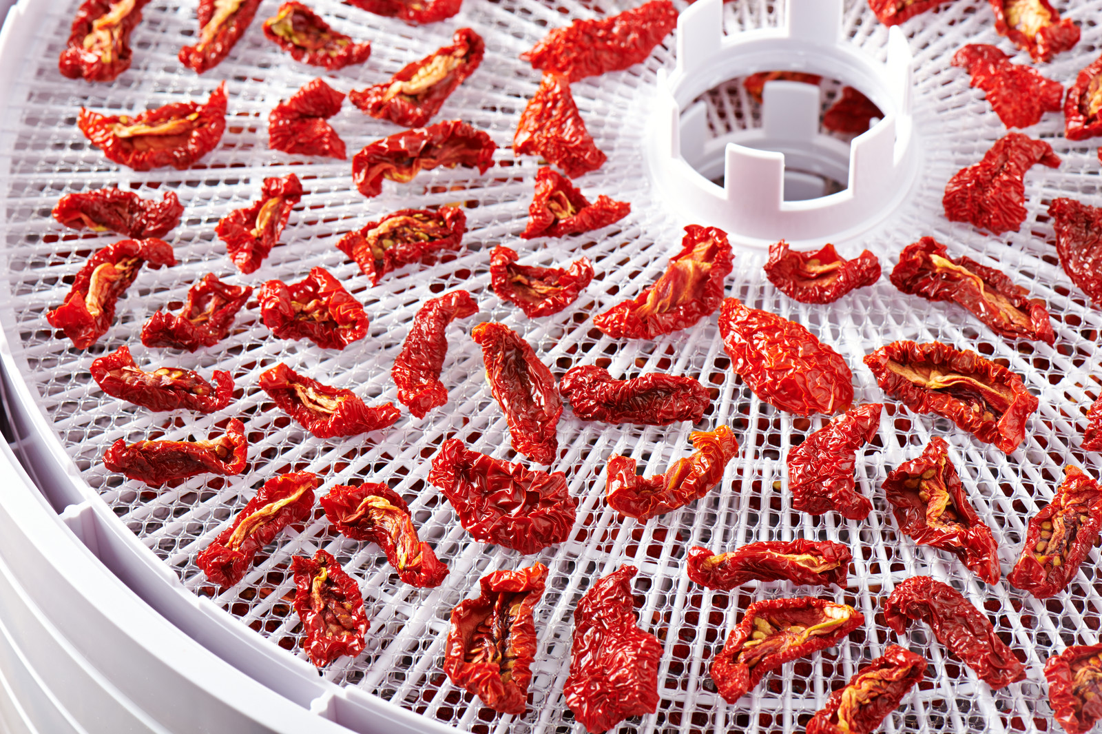 Drying peppers